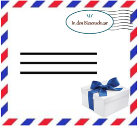 Brievenbus Cadeautje