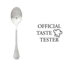 "Official taste tester"