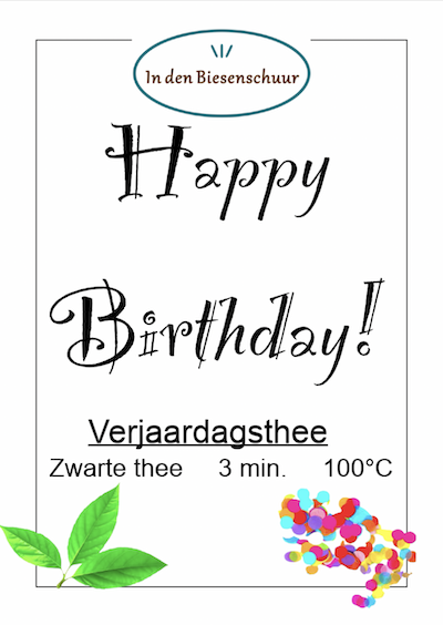 Teagift -Happy Birthday!-
