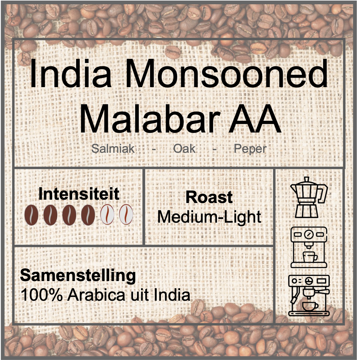 India Monsooned Malabar AA