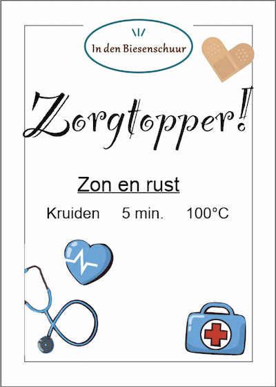 Teagift -Zorgtopper!-