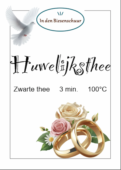 Teagift -Huwelijksthee-