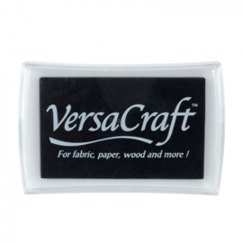 VersaCraft | stempelkussen | real black | 75 x 48 mm