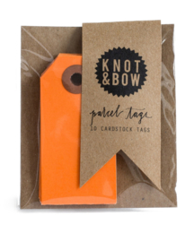 Cadeaukaartjes | oranje | Knot & Bow