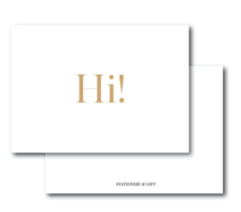 Minikaart | Hi! | Stationery & Gift