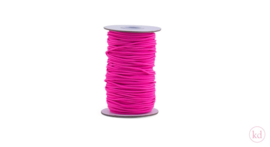 Koord | elastisch | neon pink 2 mm