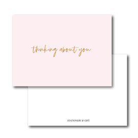 Minikaart | thinking about you | Stationery & Gift