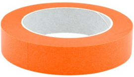 1 DOOS VERSTERKTE MASKING TAPE ORANJE 19mm x 50m (wordt verkocht per 48 rollen) - € 2,60 / rol excl. BTW