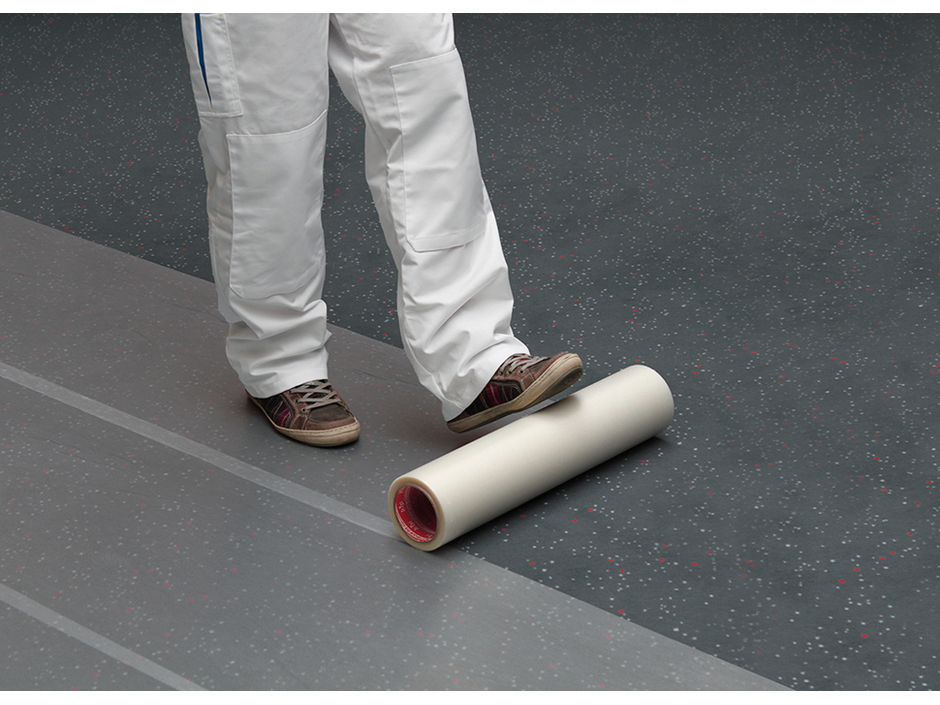 1 DOOS TAPIJTBESCHERMFOLIE  700mm x 60m (wordt verkocht per 6 rollen) - € 37,00 / rol excl. BTW