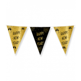 Classy Party flags foil - Happy New Year