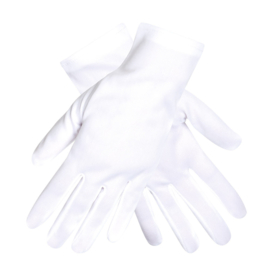 Handschoenen pols Basic wit