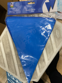 Vlaggenlijn blauw 10 meter
