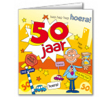 Verjaardagskaart 50 Man