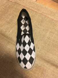 Heren schoem Zwart/wit maat 43