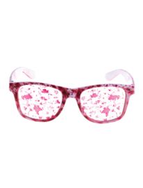 glasses with blood bril
