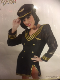 Airline Captain  Dress, Hat maat 44-46