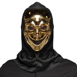 Gezichtsmasker Crazy killer met kap