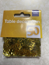 Tafel confetti 50