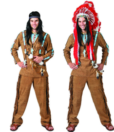 pow wow man shirt pants maat 48/50