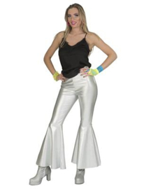 Disco fever pants Zilver maat 36/38