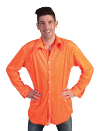 Shirt neon orange maat 48/50