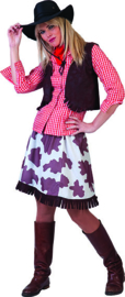 Cowgirl maat 34-36 vest, Skirt