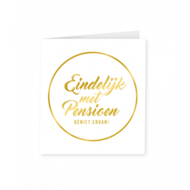 Kaart Eindelijk met pensioen