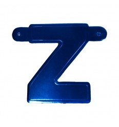 banner letter Z Blauw 1 pcs