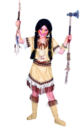 Indiaan Sioux Girl maat 128