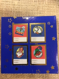 Zelfklevende Sinterklaas stickers 100 stuks