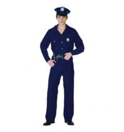 Politie agent Shirt, pants, belt, hat maat 52