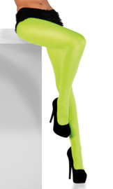 Panty Opaque Neon Geel