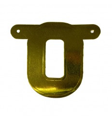 Banner letter O Goud 1 pcs