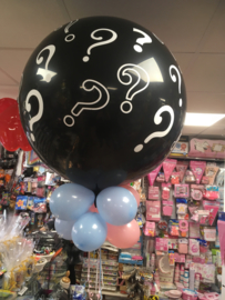 Gender Reveal Ballon Decoratie. Alleen in de winkel te bestellen en prijs op aanvraag.