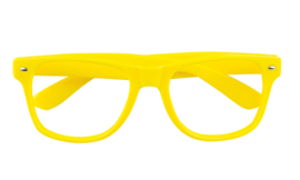 Party Bril Neon Yellow