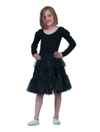 Fancy Petticoat Black Child One Size
