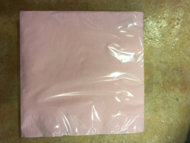 Servetten 33x33 cm roze