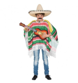 Mexicaan Poncho One size