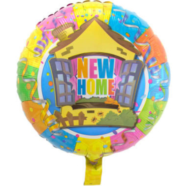 Folie ballon Nieuw Home 45 cm geleverd met  helium of bezorgd in berkel en rodenrijs bergschenhoek bleiswijk pijnacker