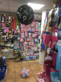 Gender Reveal Ballon Decoratie. Alleen in de winkel te bestellen en prijs op aanvraag.