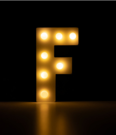 light Letter F