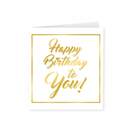 Kaart van happy Birthday to You