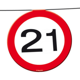 21 jaar verkeerslinger 12 meter 15 signs