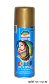 Gold hair spray