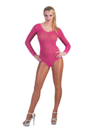 Net bodysuit Neon pink one size