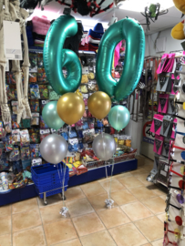 Ballonnen Deco 60 jaar