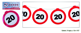 20 jaar verkeerslinger 12 meter 15 signs