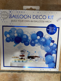 Decor ballonnen pakket blauw