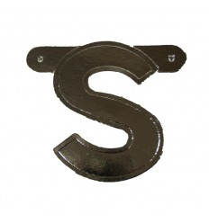 Banner letter S Zilver 1 pcs