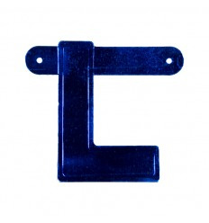 Banner letter L  Blauw  1pcs